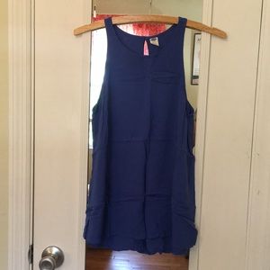 Blue tank top old navy